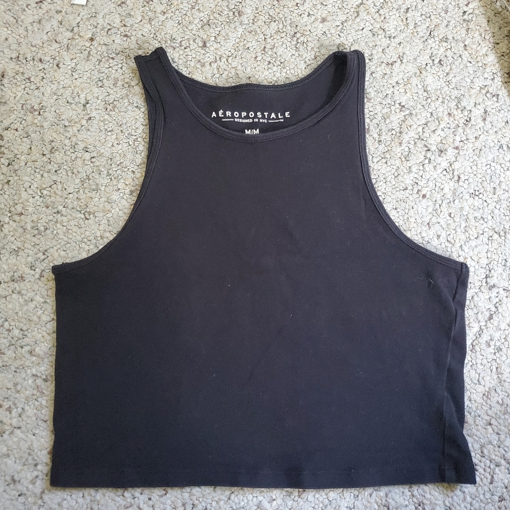 Aeropostale Black Crop Top